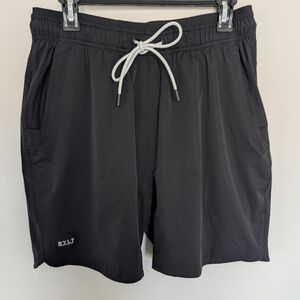 BYLT Premium Basics Shorts Mens Large Black Elastic Waist Drawstring Lined